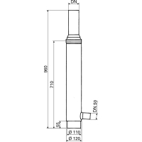 Wisy Standrohr-Filtersammler Edelstahl